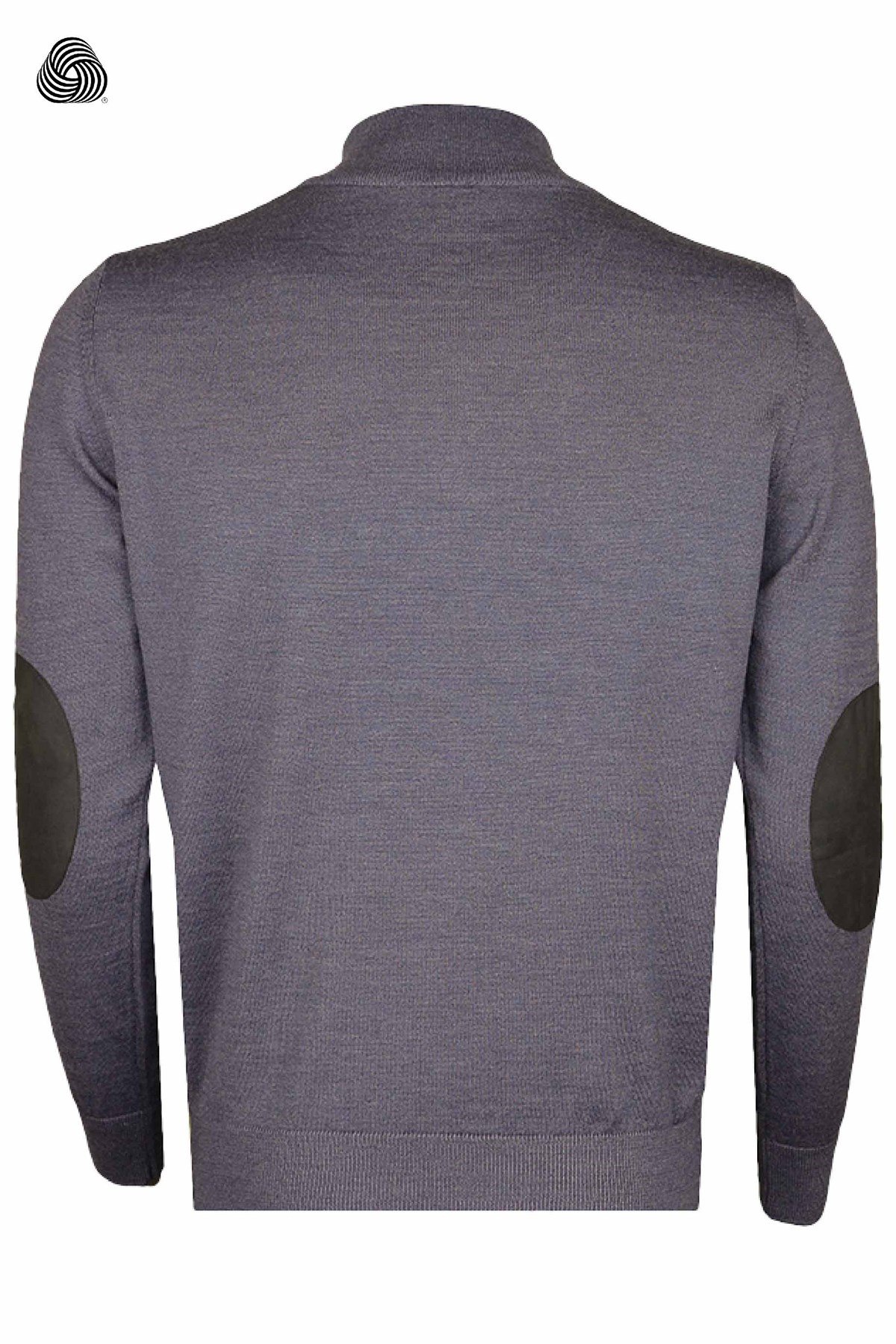 Neyir Triko Regular Fit Kalıp Menekşe Yarım Balıkçı Yaka Tasarım Triko Kazak