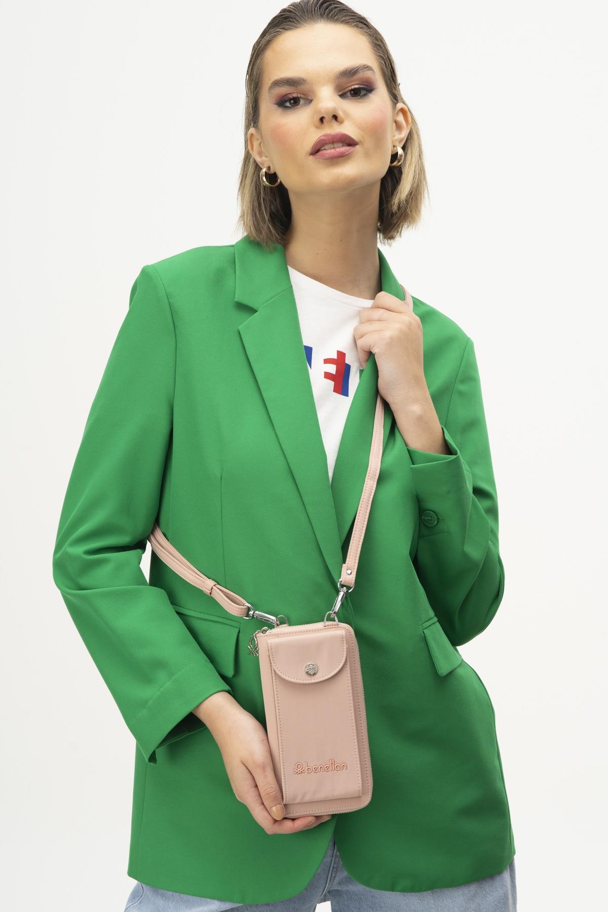 57-1213-2-PEMBE1213 Pembe Benetton Kadın Cüzdan