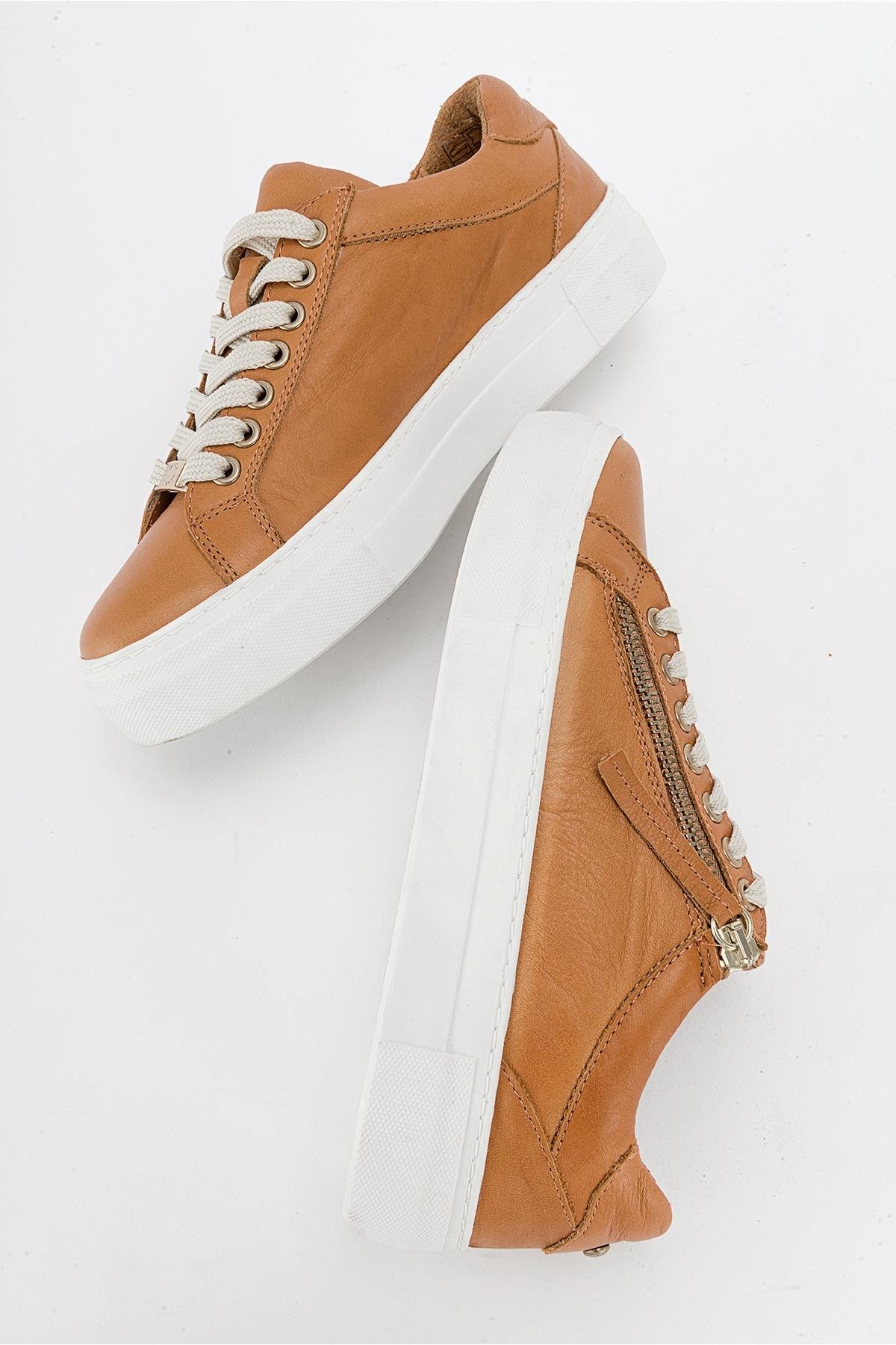 116-143201-1-TABABERLY Taba Hakiki Deri Kadın Sneakers