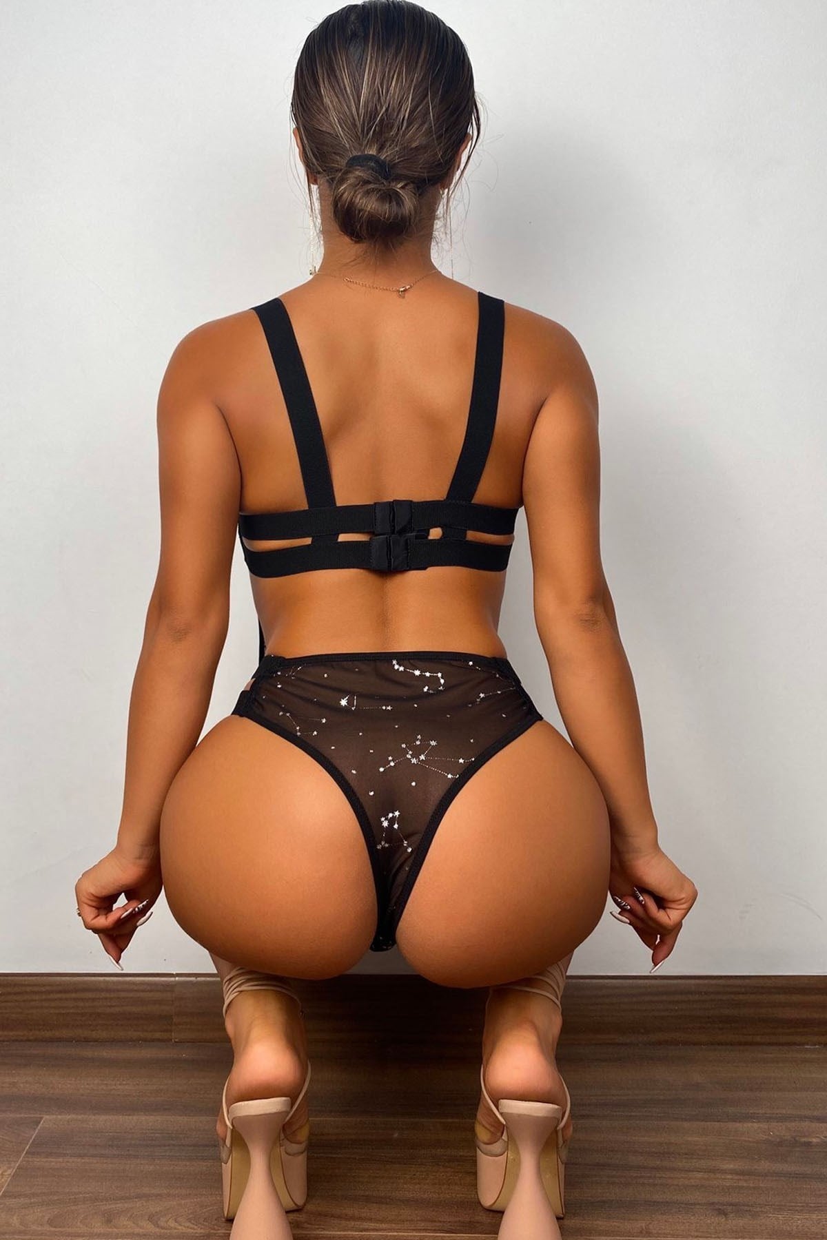 Dedo Yıldız Desenli Fantazi Body