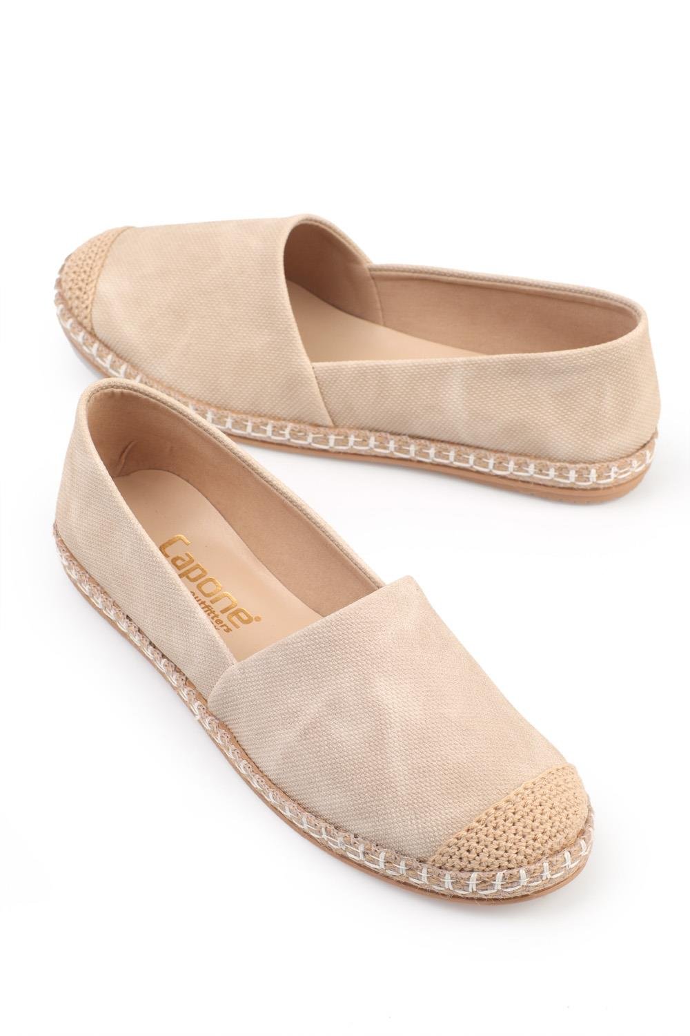Capone 001 Women Beige Espadrille
