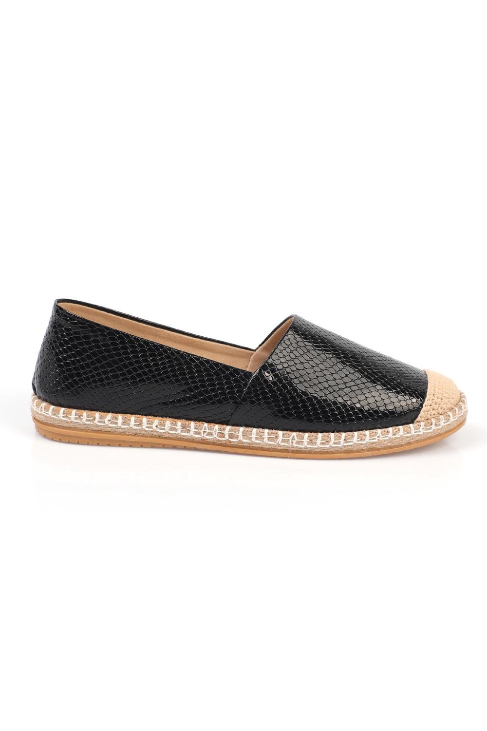 Capone 001 Women Black Espadrille