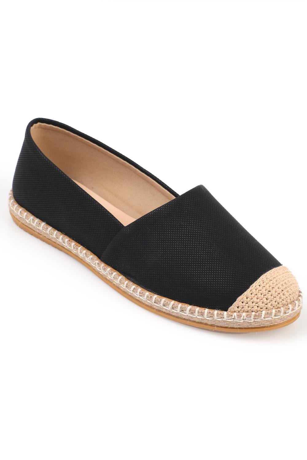 Capone 001 Women Black Espadrille