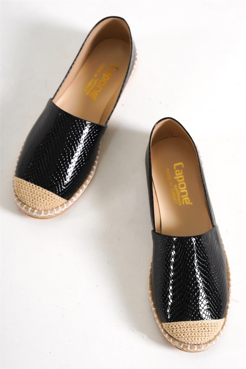 Capone 001 Women Black Espadrille