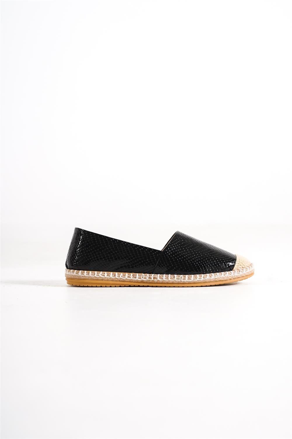 Capone 001 Women Black Espadrille