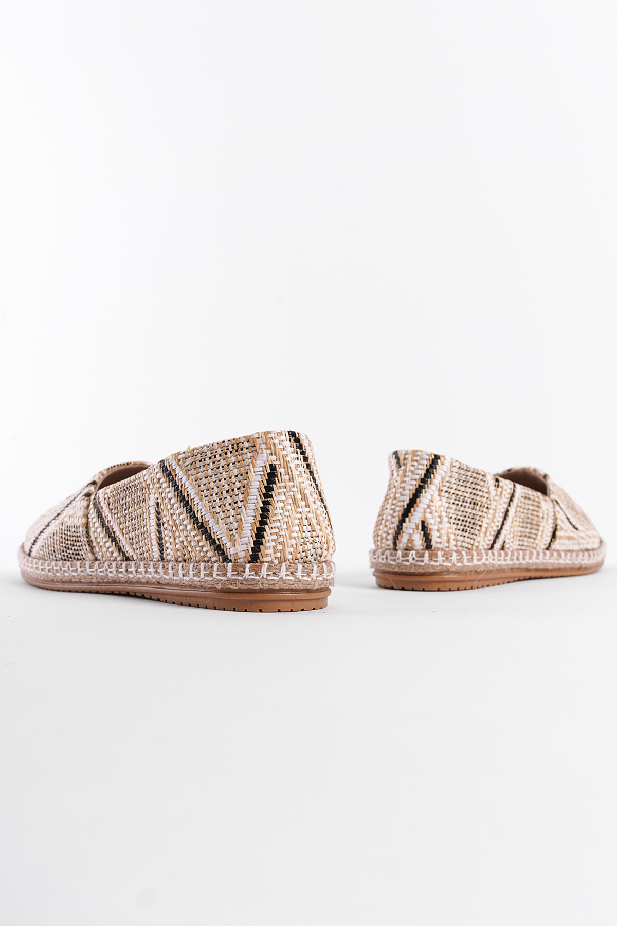 Capone 001 Women Black White Espadrille