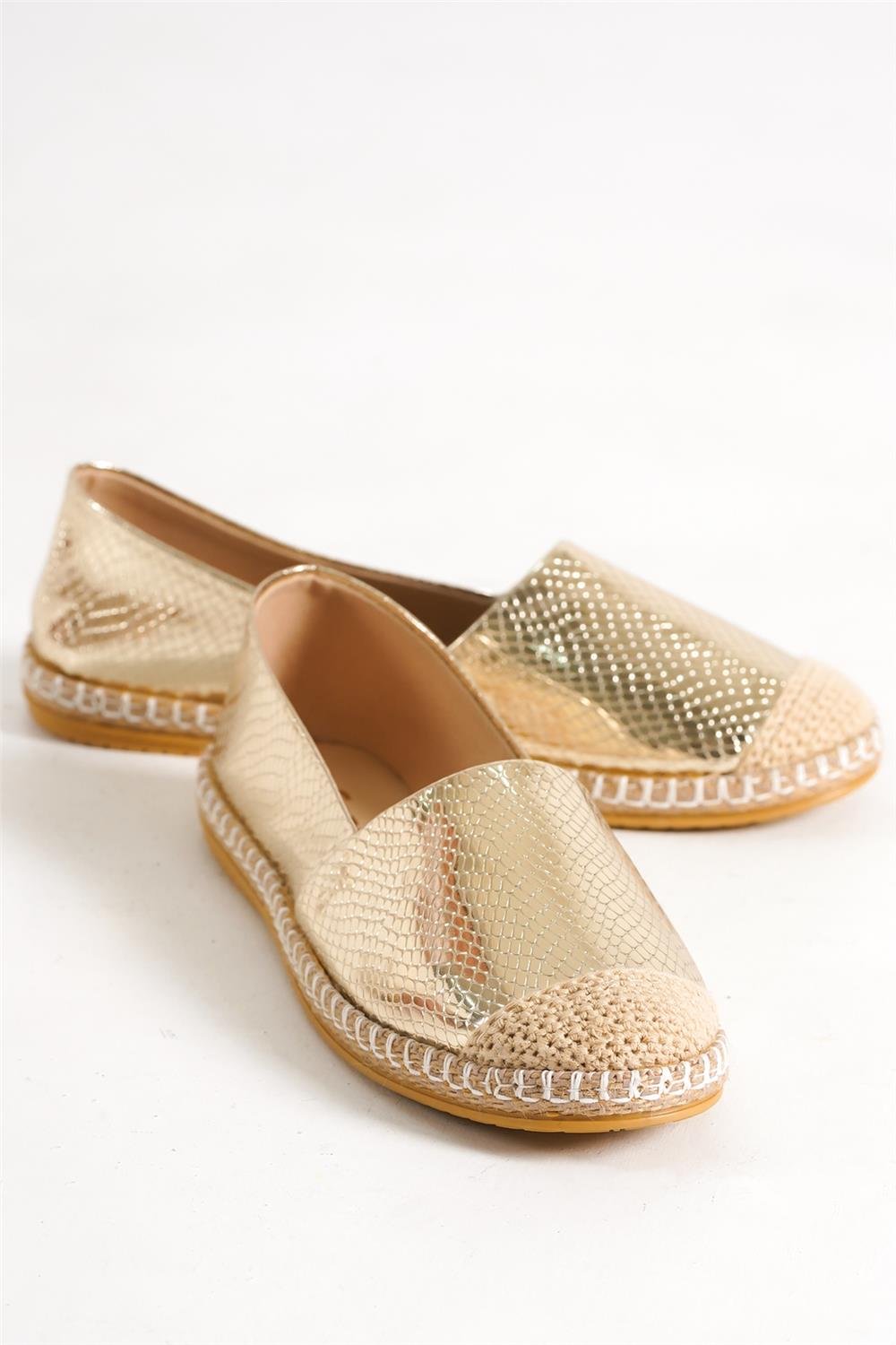 Capone 001 Women Gold Espadrille