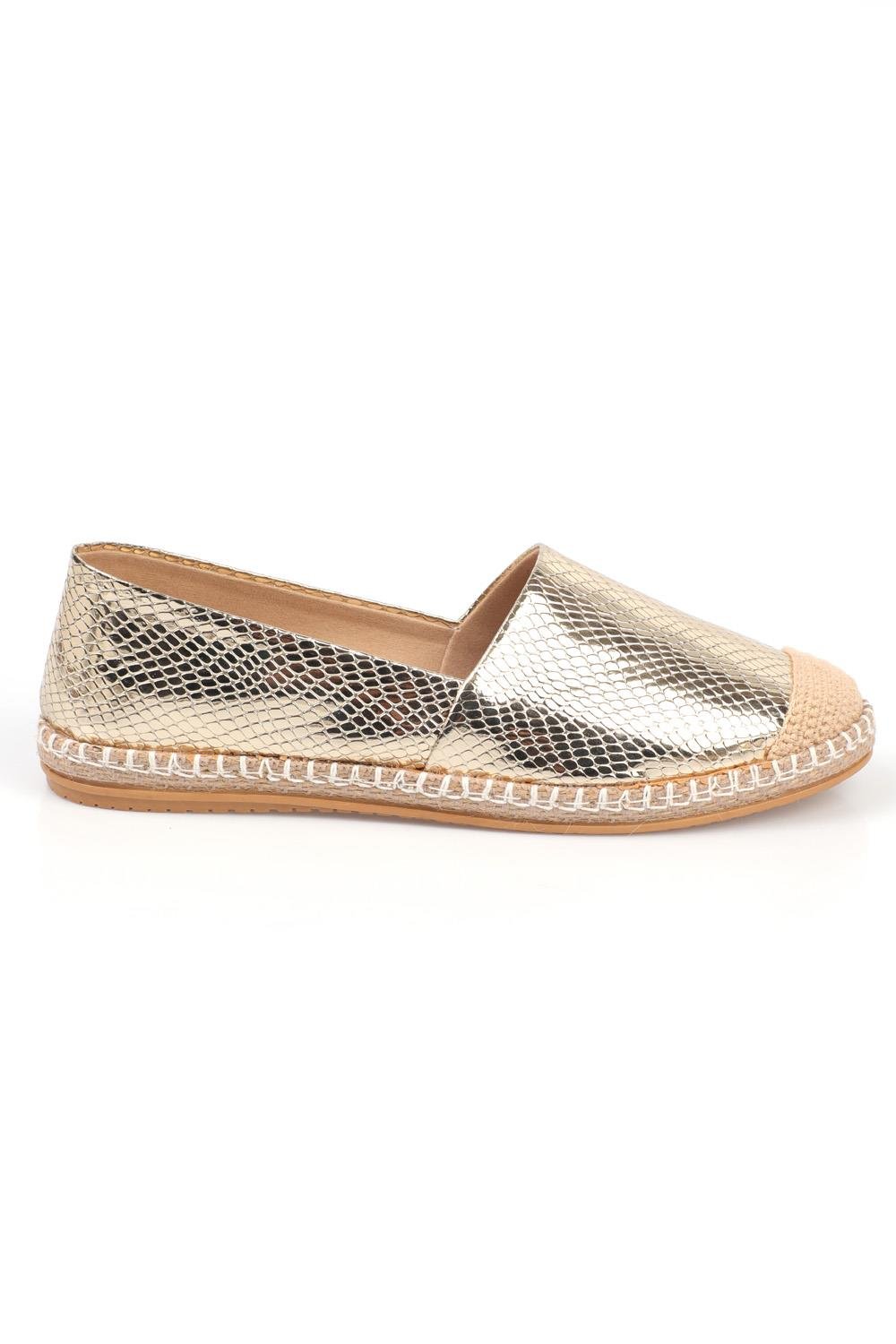 Capone 001 Women Gold Espadrille