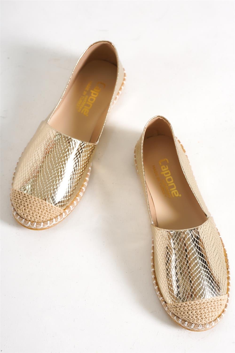 Capone 001 Women Gold Espadrille