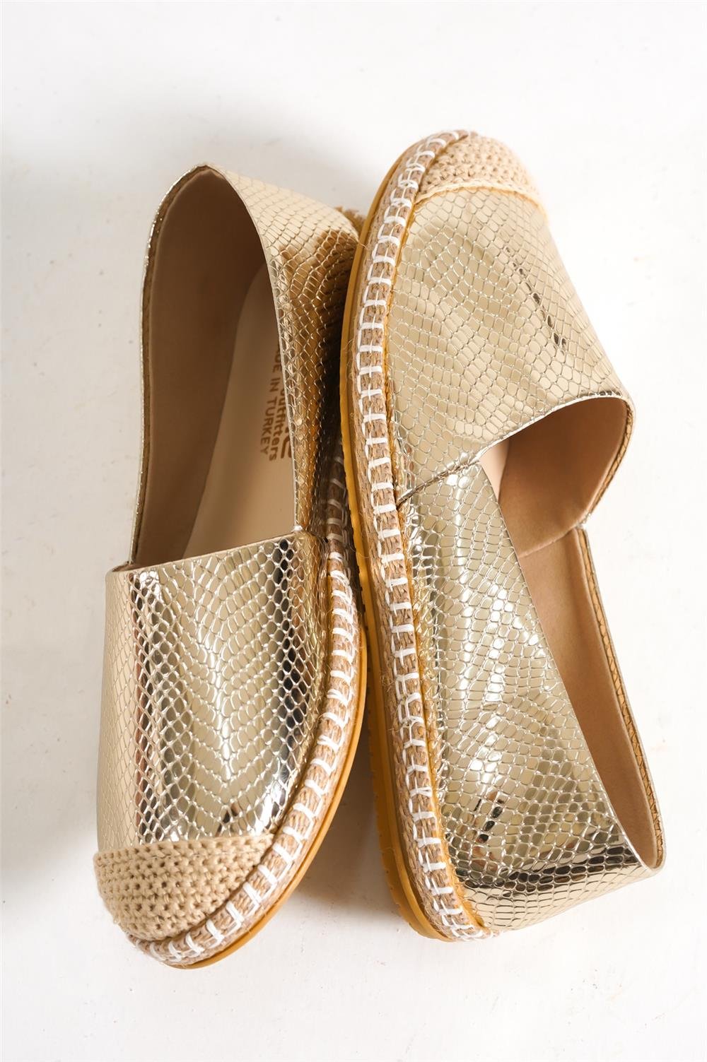 Capone 001 Women Gold Espadrille