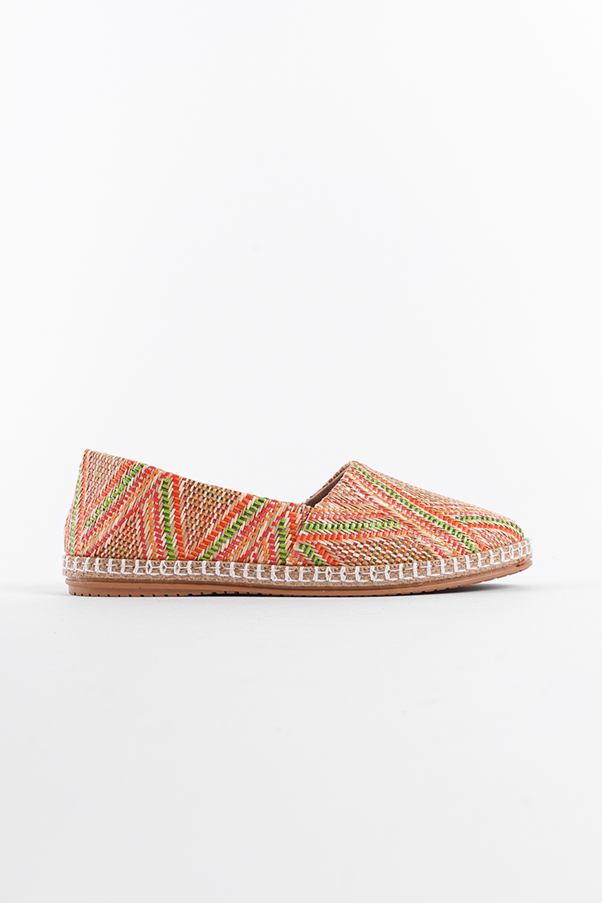 Capone 001 Women Green Orange Espadrille