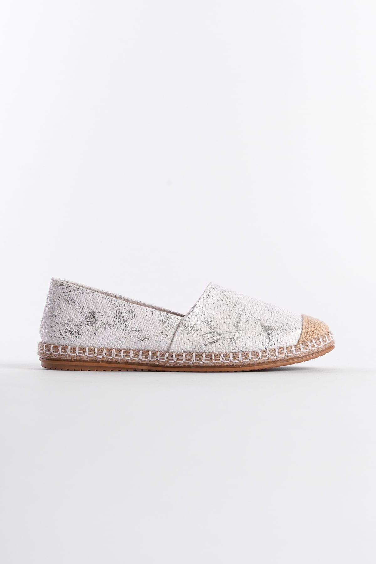Capone 001 Women Silver Espadrille