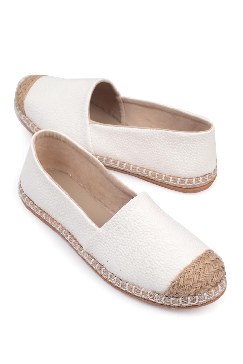 Capone 001 Women White Espadrille