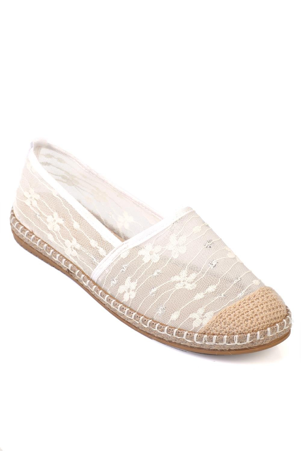 Capone 001 Women White Espadrille