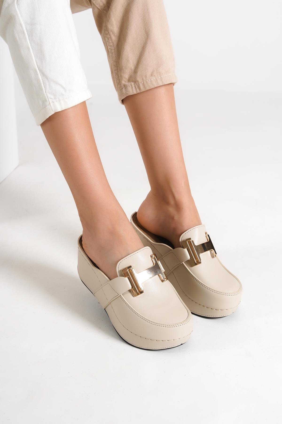 Capone 612005 Women Beige Slingback Comfort Anatomical Sandals