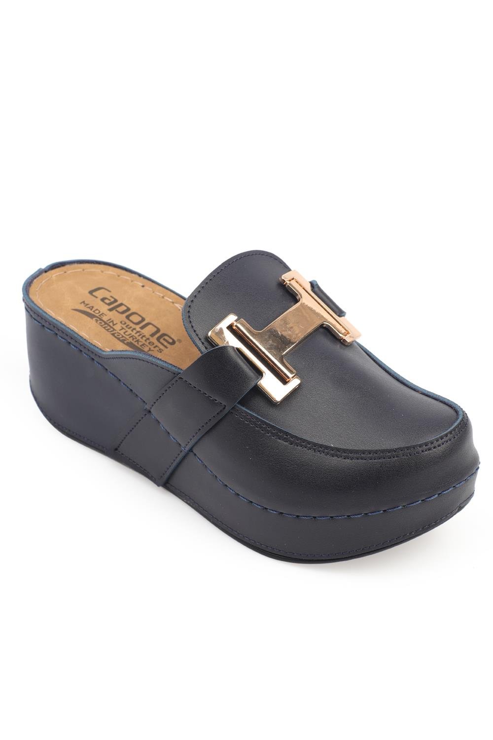 Capone 612005 Women Navy Slingback Comfort Anatomical Sandals