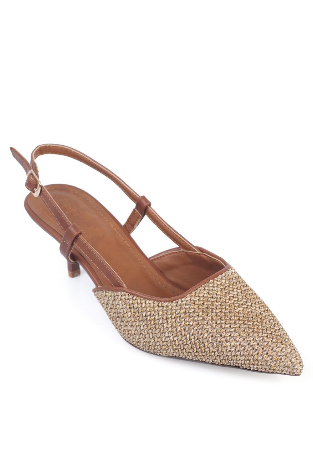 Capone Ange Women Tan Heeled Shoes