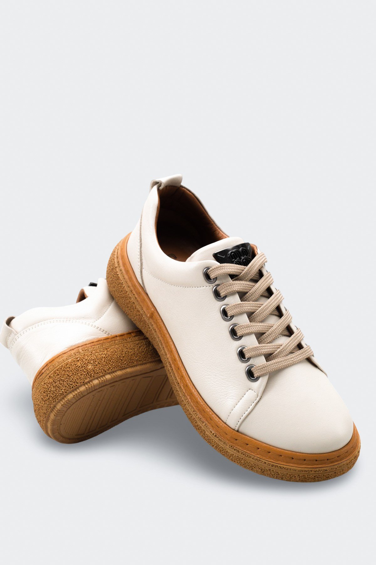 Capone Aurora Genuine Leather Comfort Women Beige Loafer