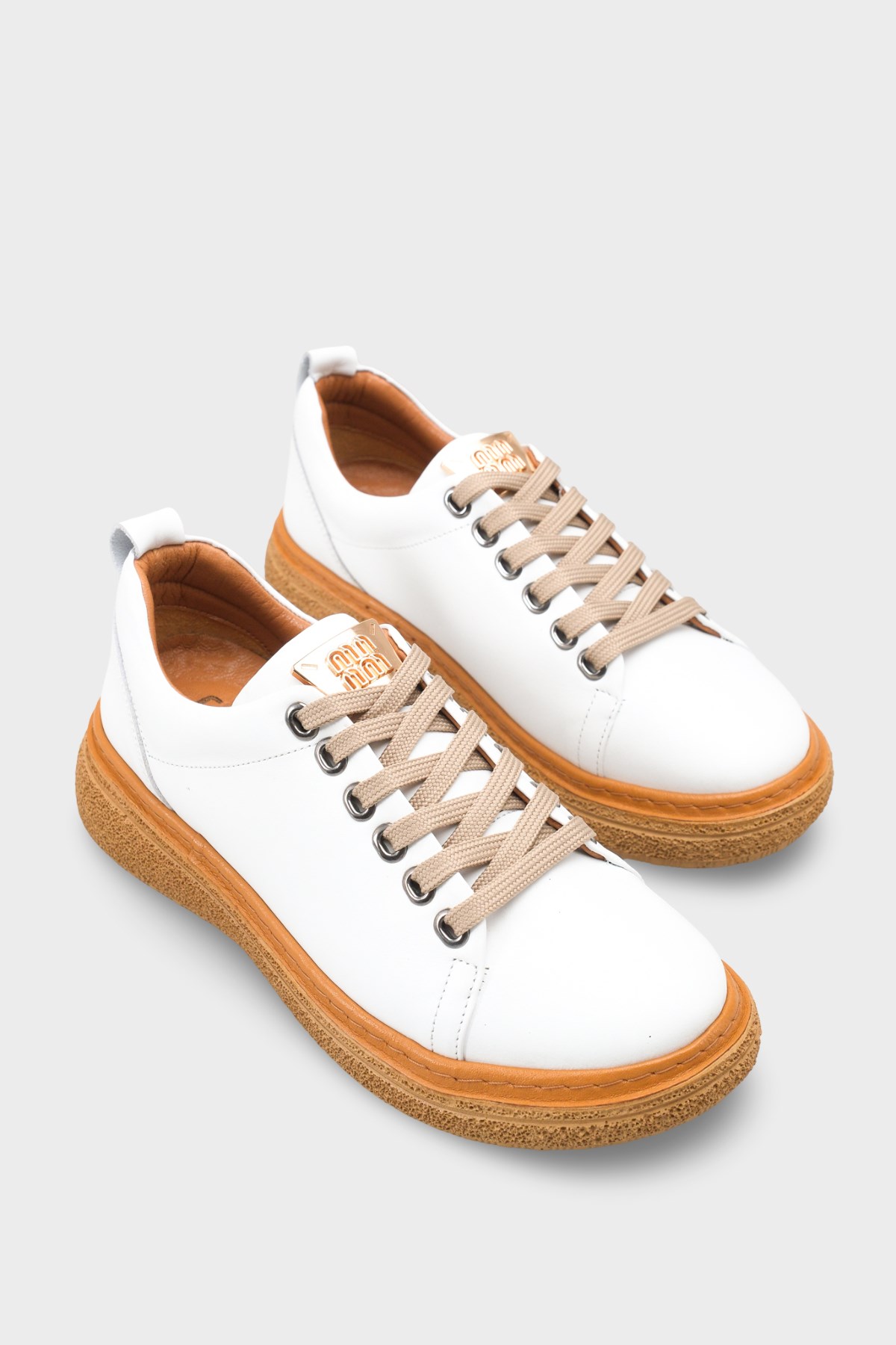 Capone Aurora Genuine Leather Comfort Women White Loafer