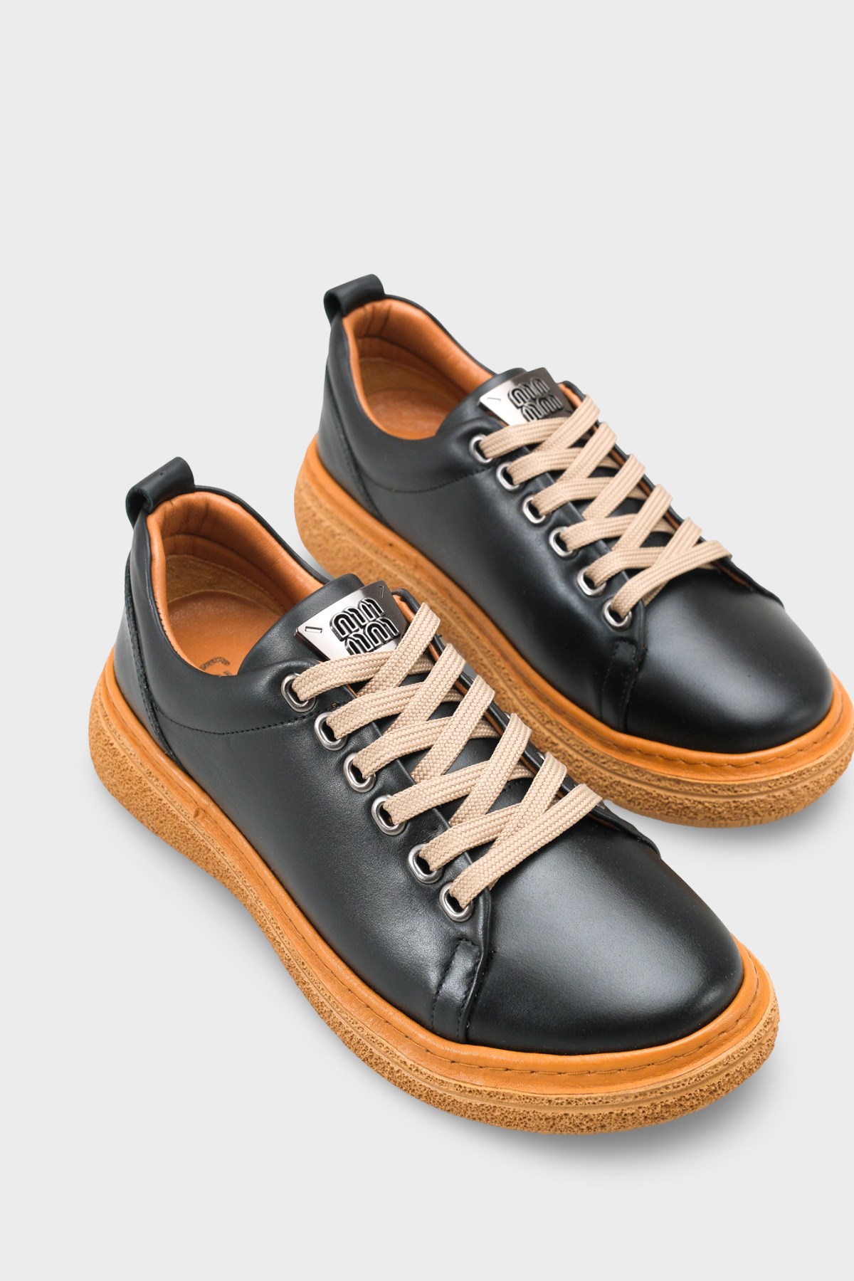 Capone Aurora Genuine Leather Comfort Women Black Loafer
