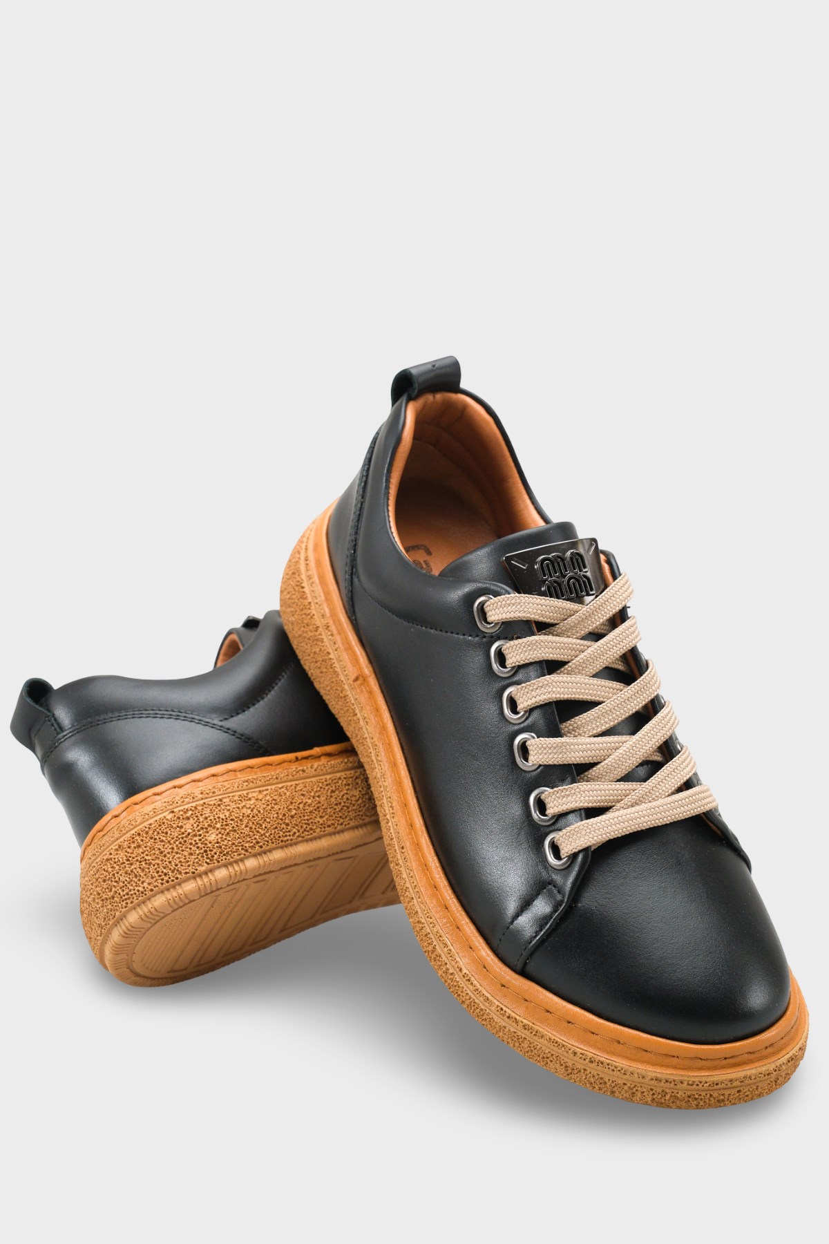 Capone Aurora Genuine Leather Comfort Women Black Loafer