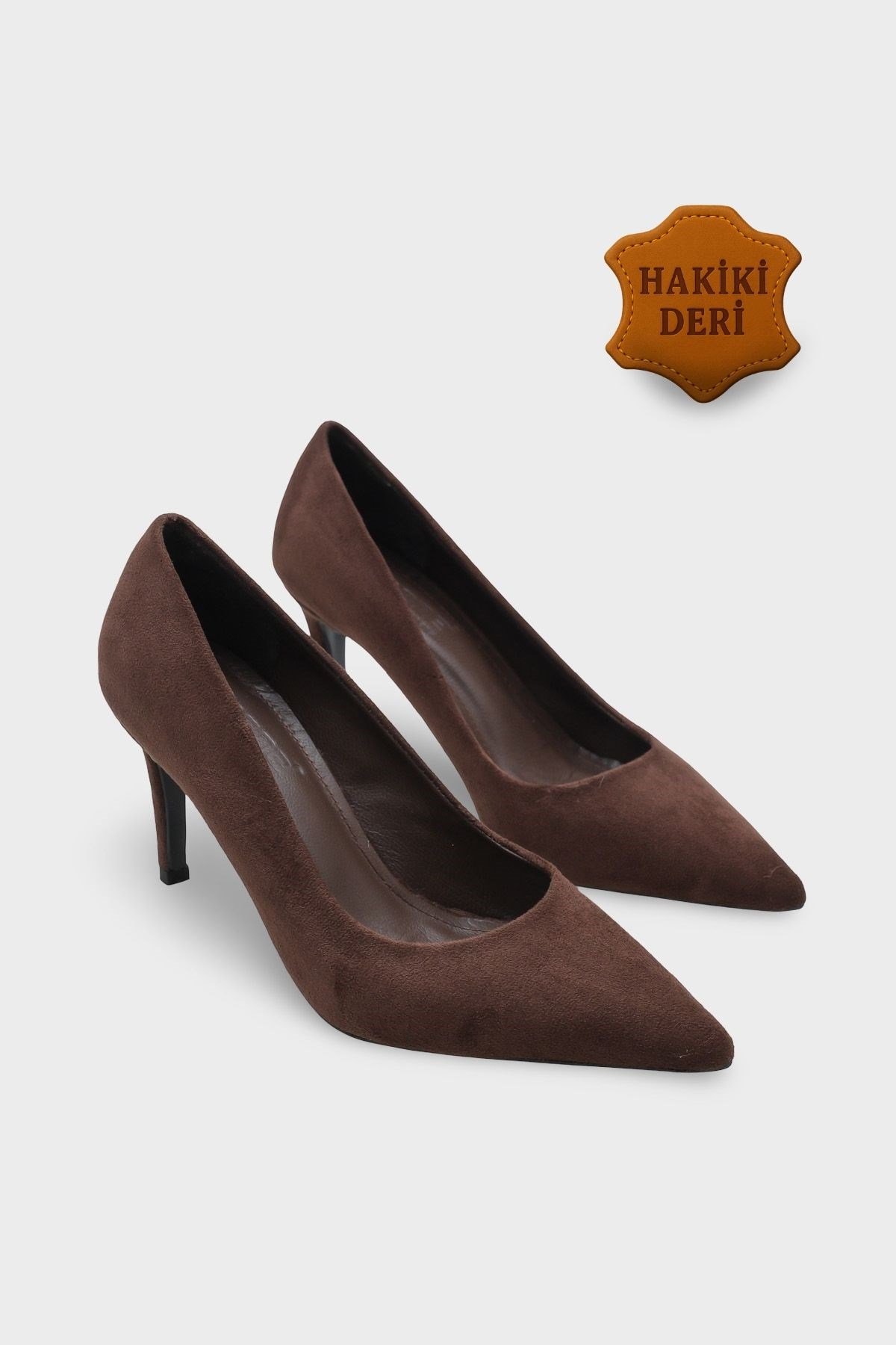 Capone Bianka Mid Heel Casual Stylish Genuine Leather Lined Stiletto