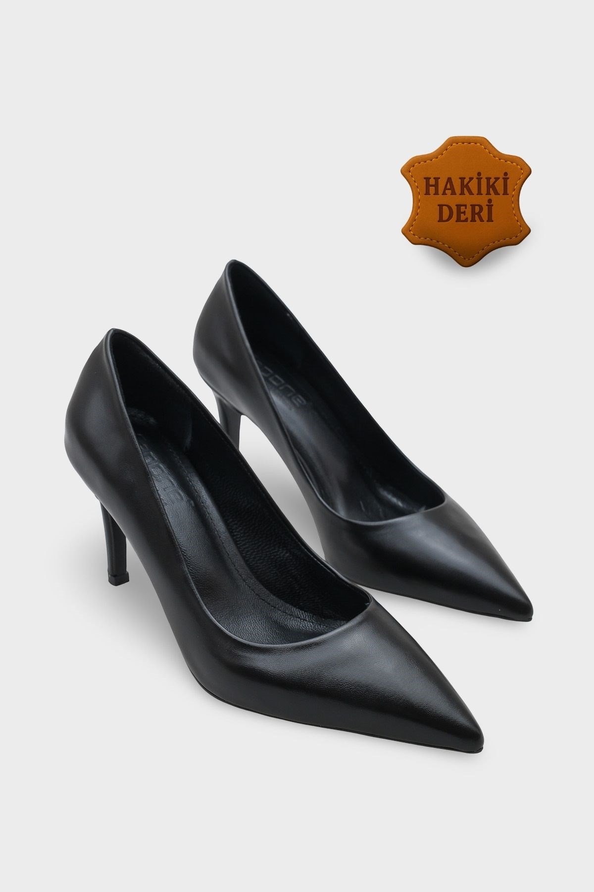 Capone Bianka Mid Heel Casual Stylish Genuine Leather Lined Stiletto