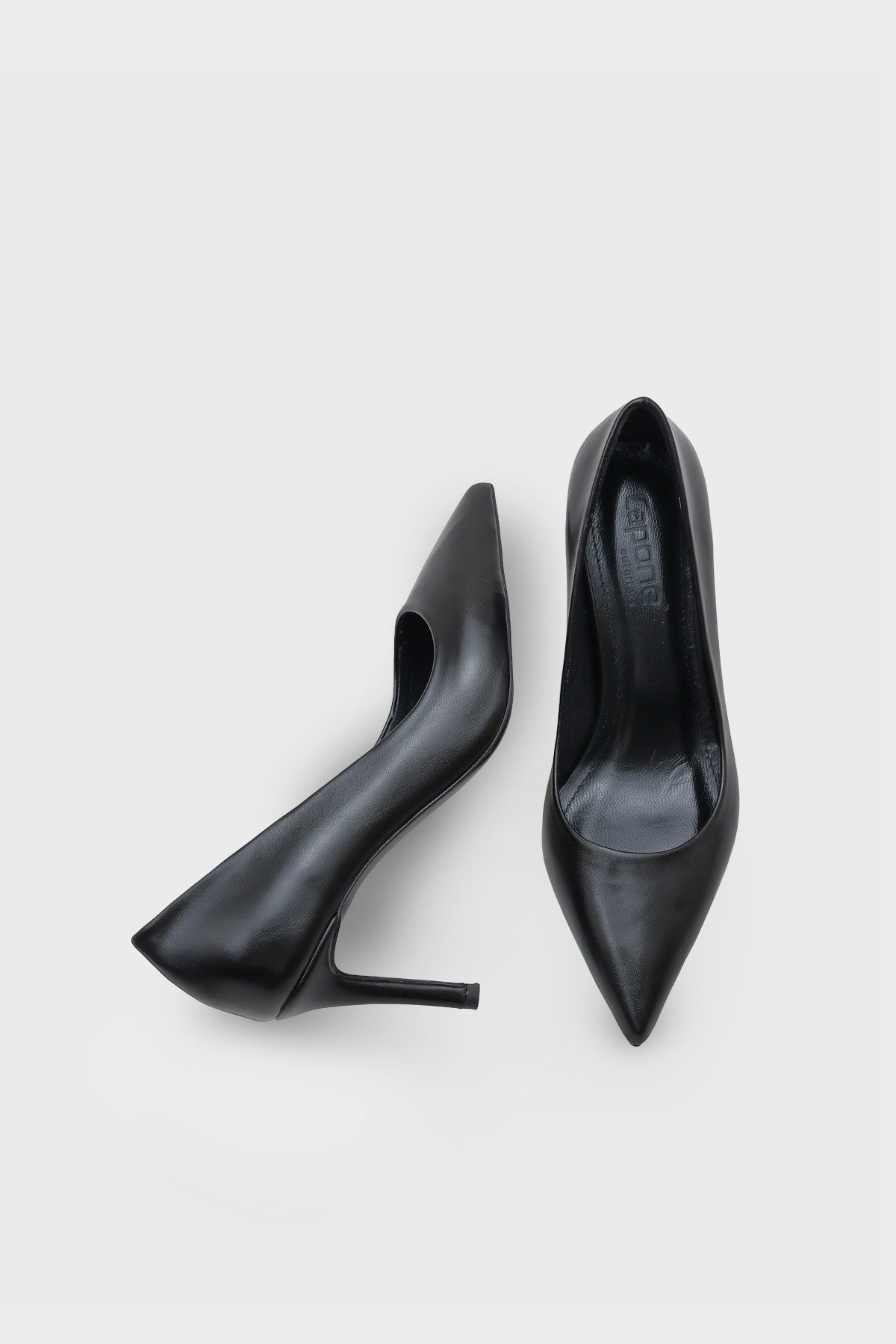 Capone Bianka Mid Heel Casual Stylish Genuine Leather Lined Stiletto