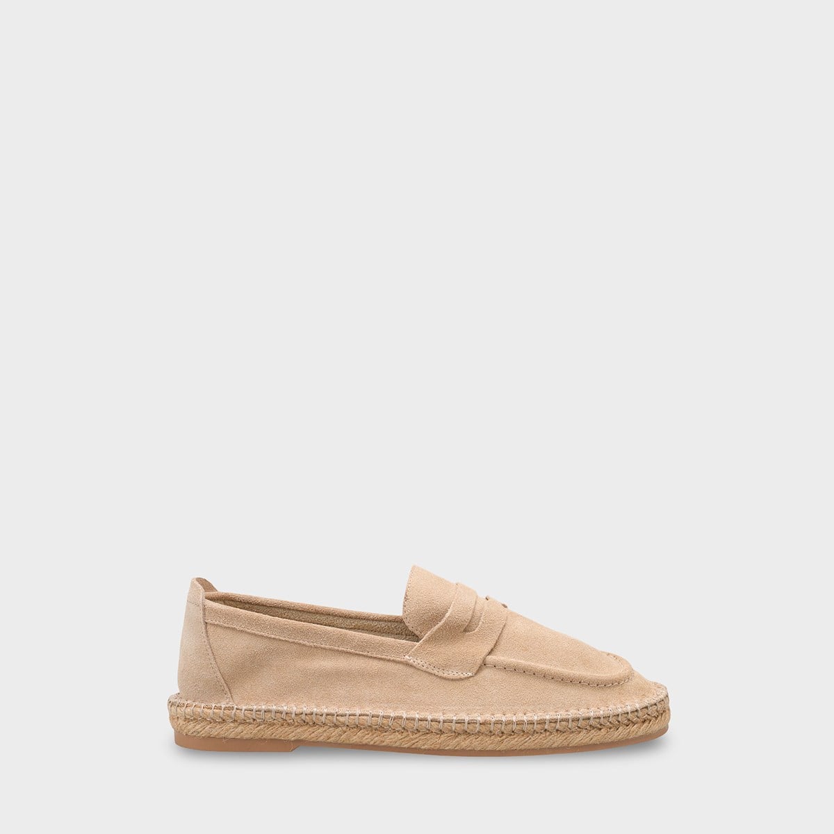 Capone Boris Genuine Leather Suede Espadrille Sole Men Loafer