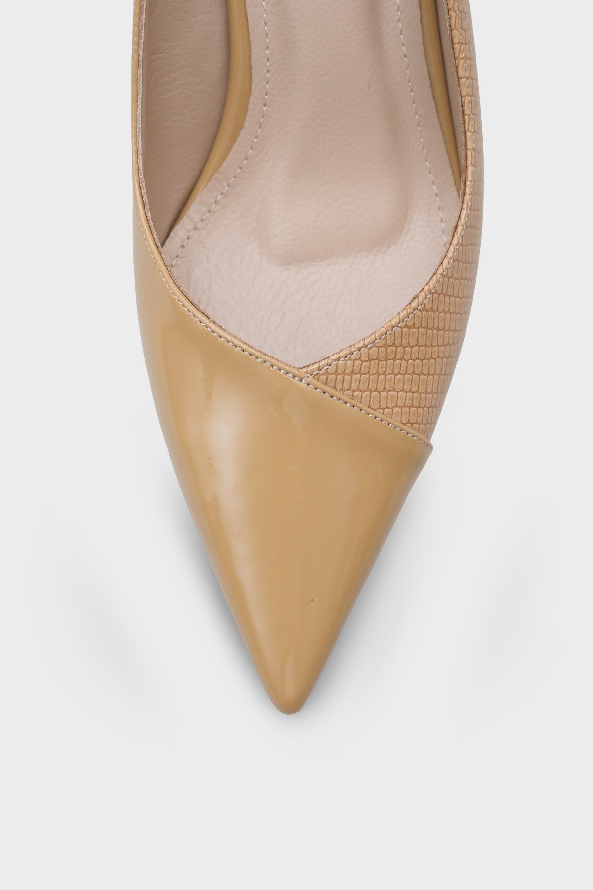 Capone Brianne Mid Heel Strapped Snake Print Genuine Leather Lined Stiletto