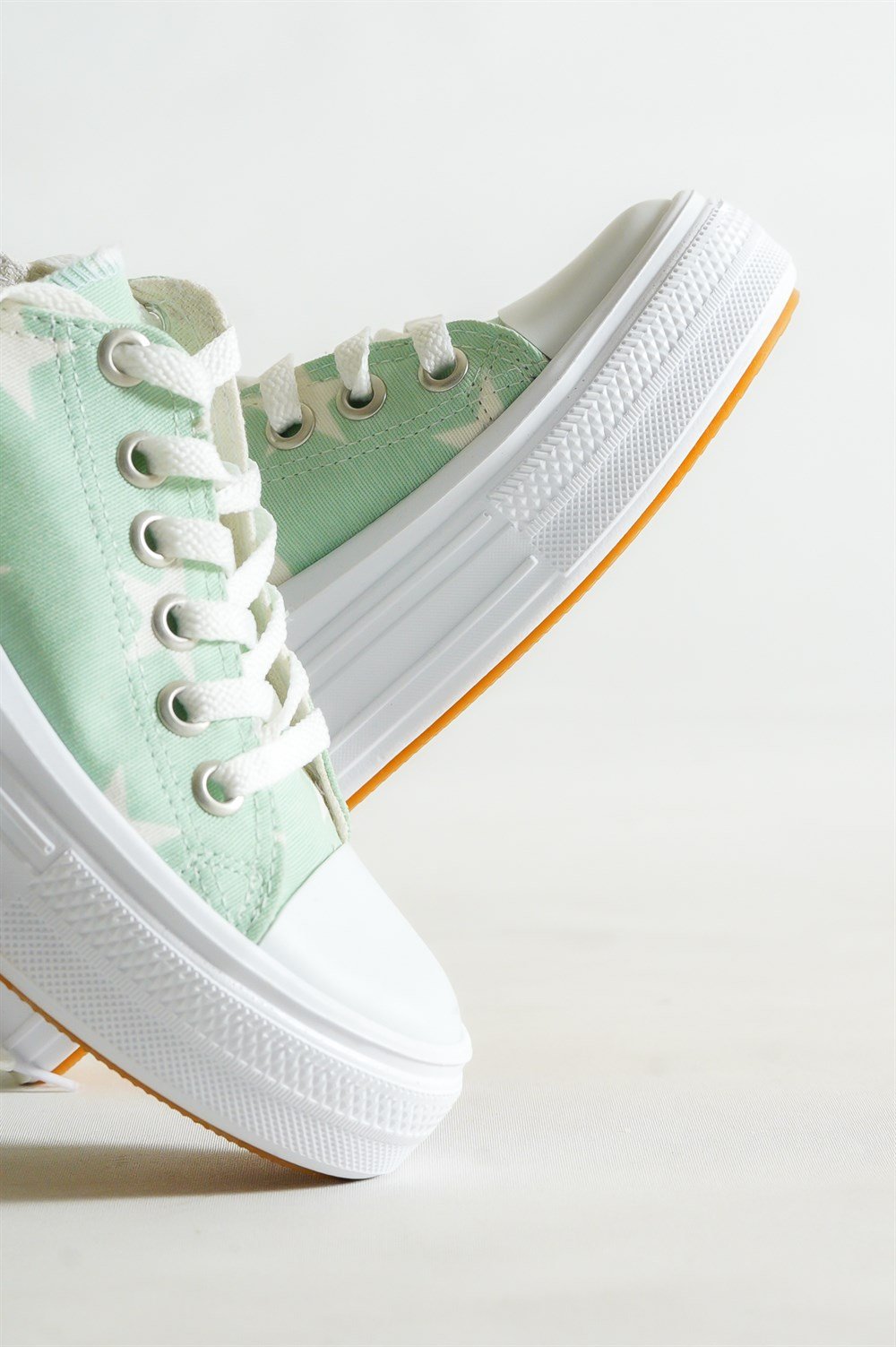 Capone Canvas Sneaker Women Sea Green Sport Shoes
