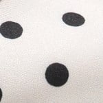 Capone Cathryn Buckle Strap Polka Dot Women Cream Ballet Flat