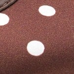Capone Cathryn Buckle Strap Polka Dot Women Brown Ballet Flat