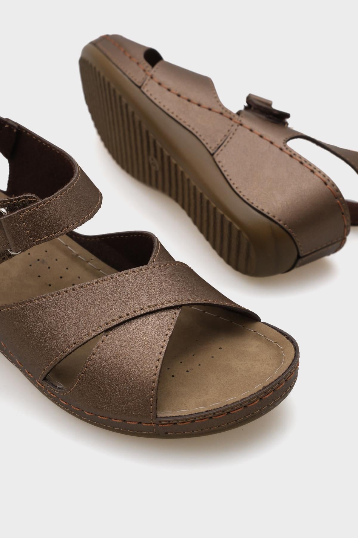 Capone Celeste Z6312 Women Copper Comfort Anatomical Sandals