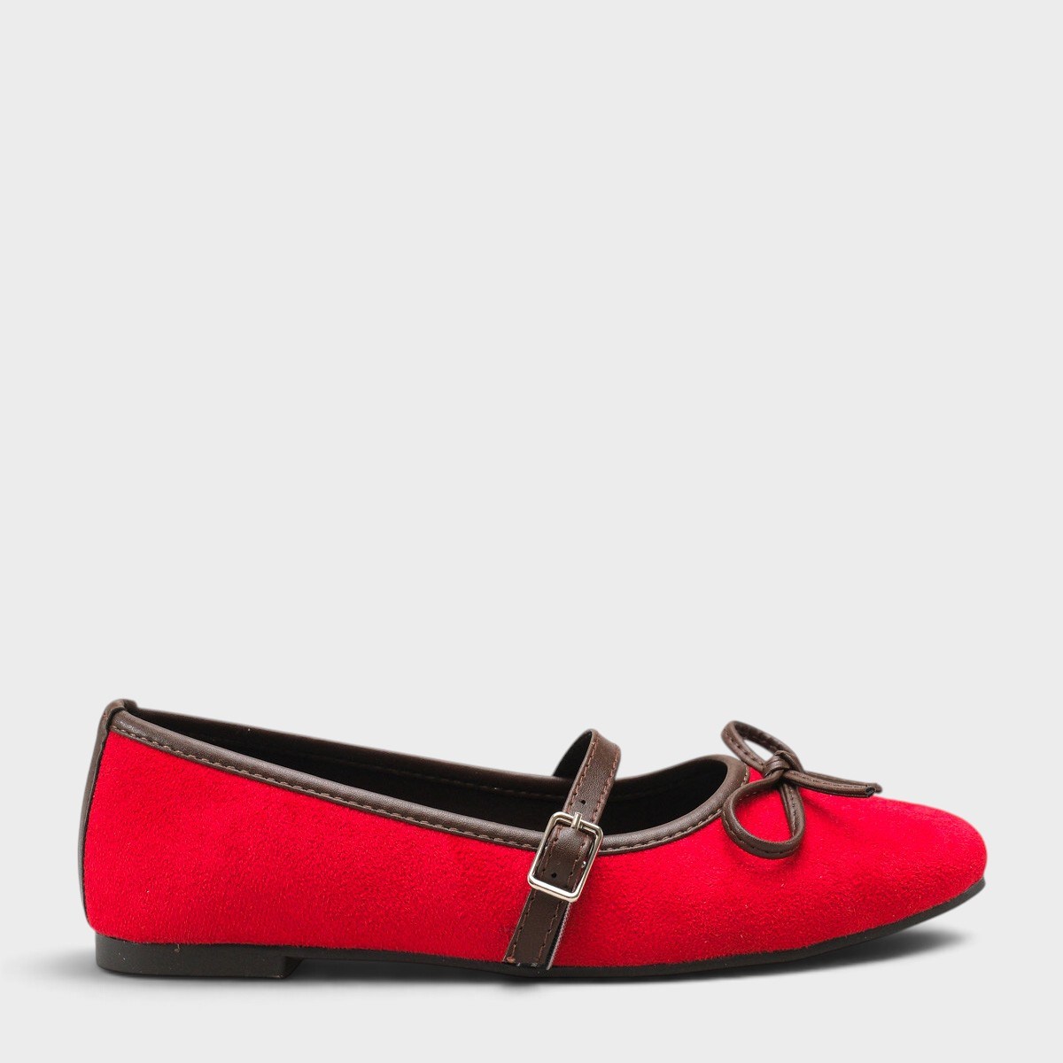 Capone Chandal Suede Look Mary Jane Shoes
