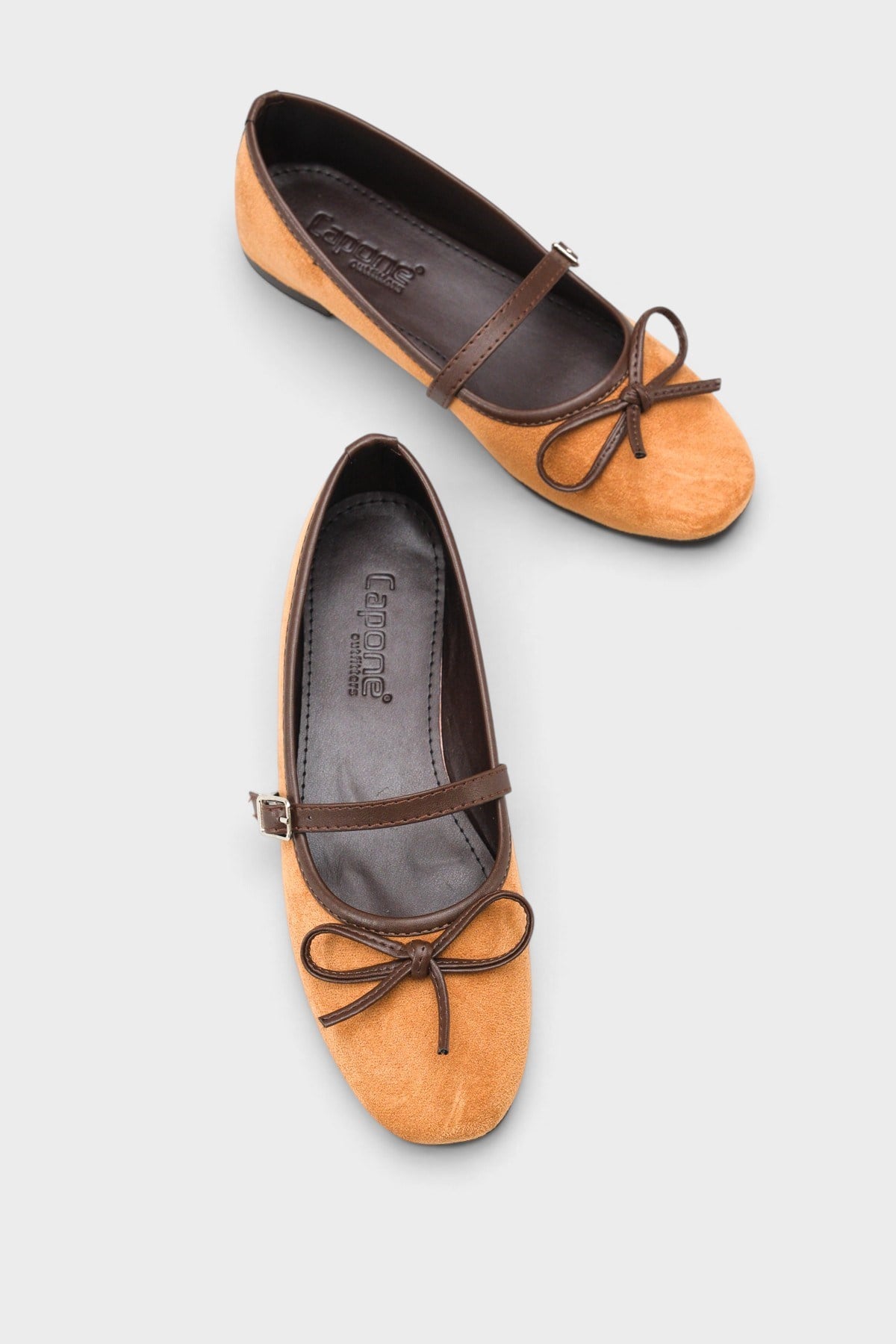 Capone Chandal Suede Look Mary Jane Shoes