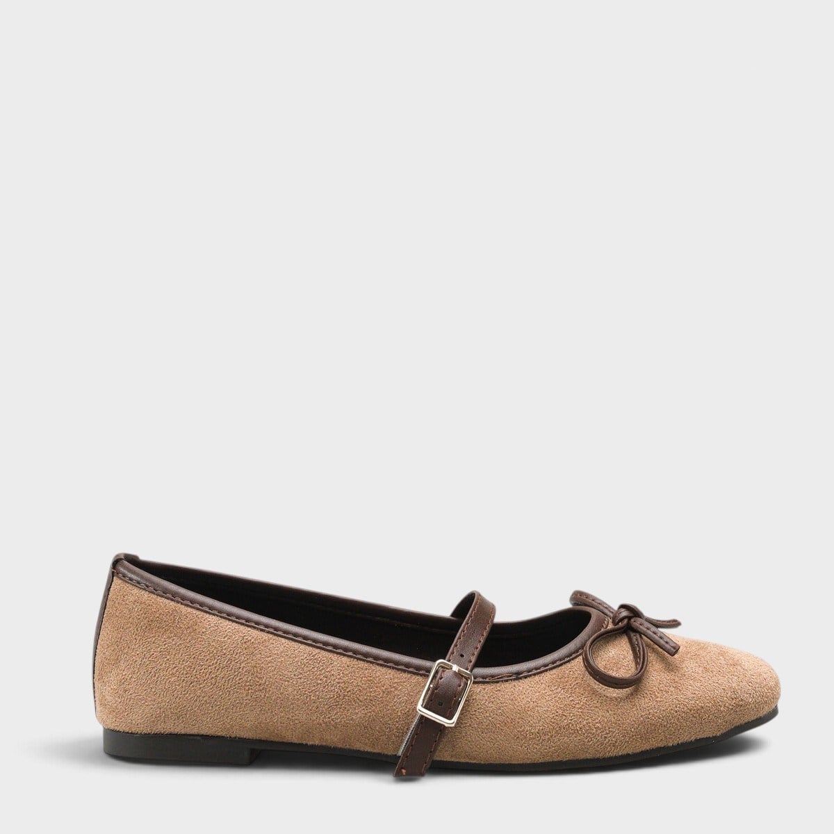Capone Chandal Suede Look Mary Jane Shoes