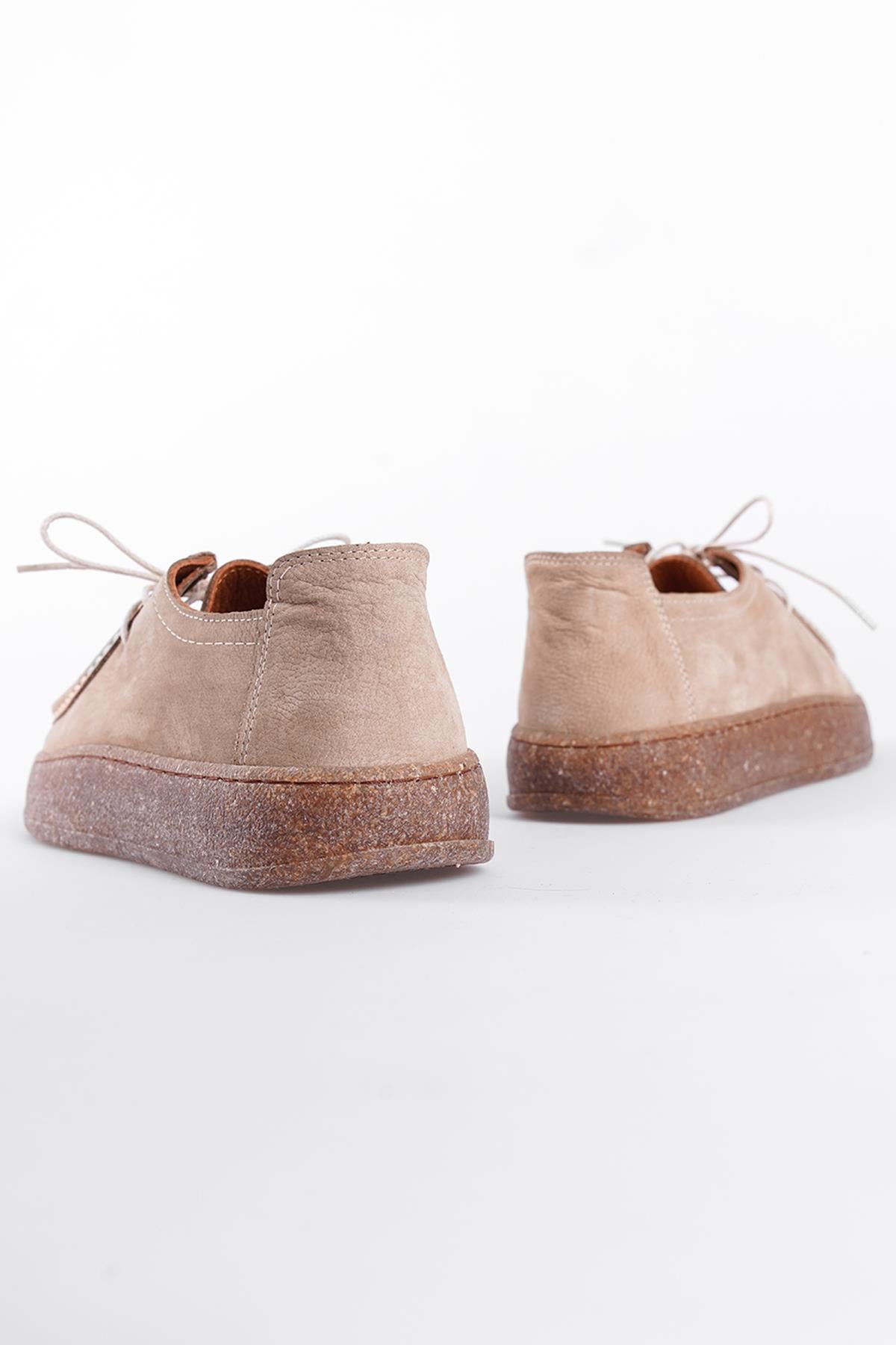 Capone Cork Sole Leather Women Mink Loafer