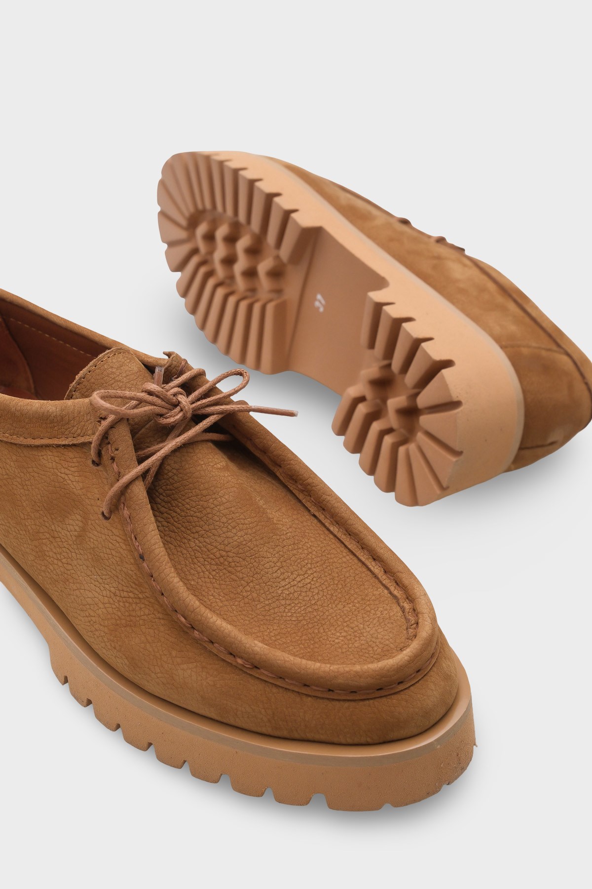 Capone Cork Sole Leather Women Tobacco Loafer