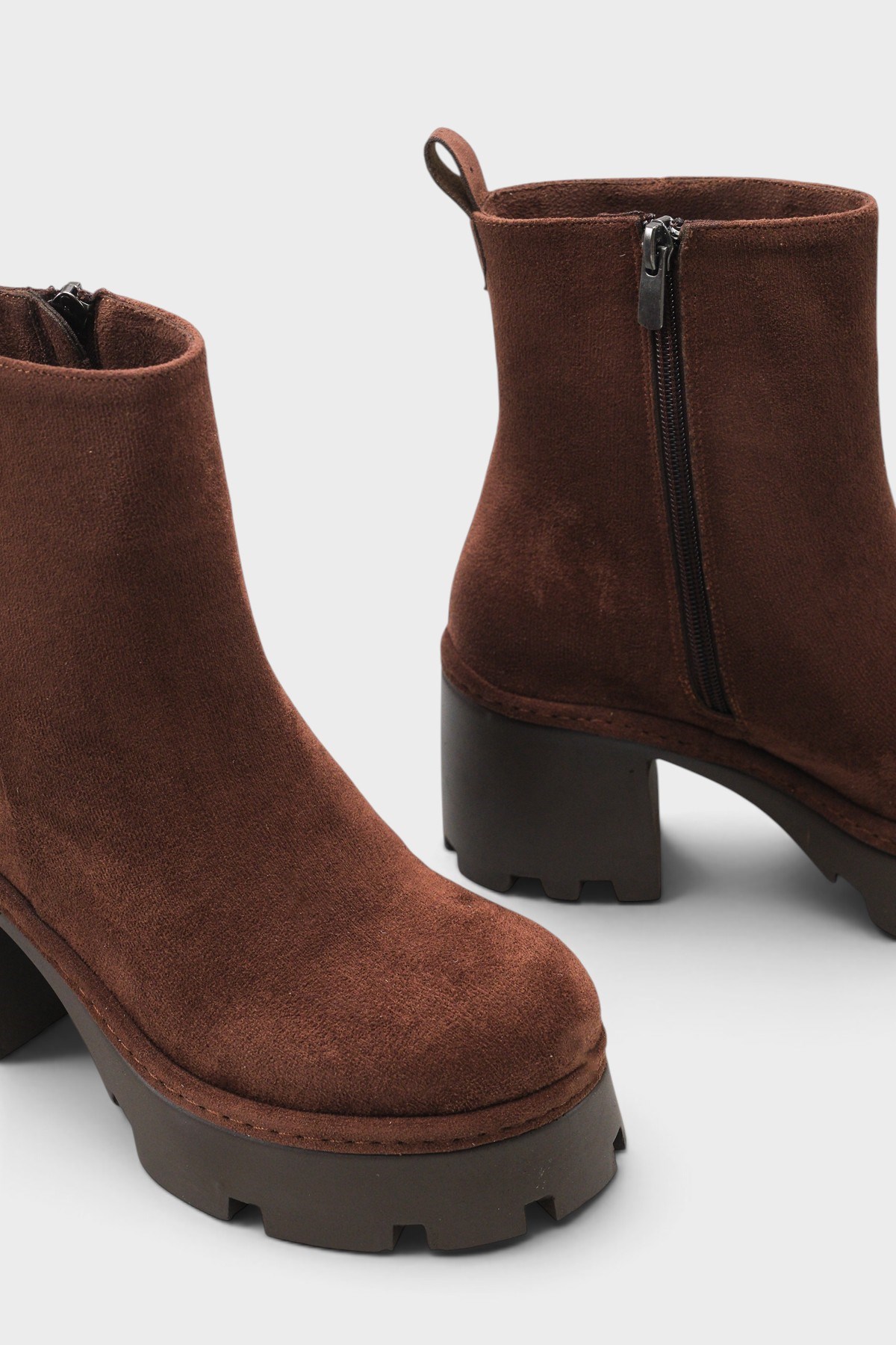 Capone Dalenna Women Sued Brown Ankle Boot