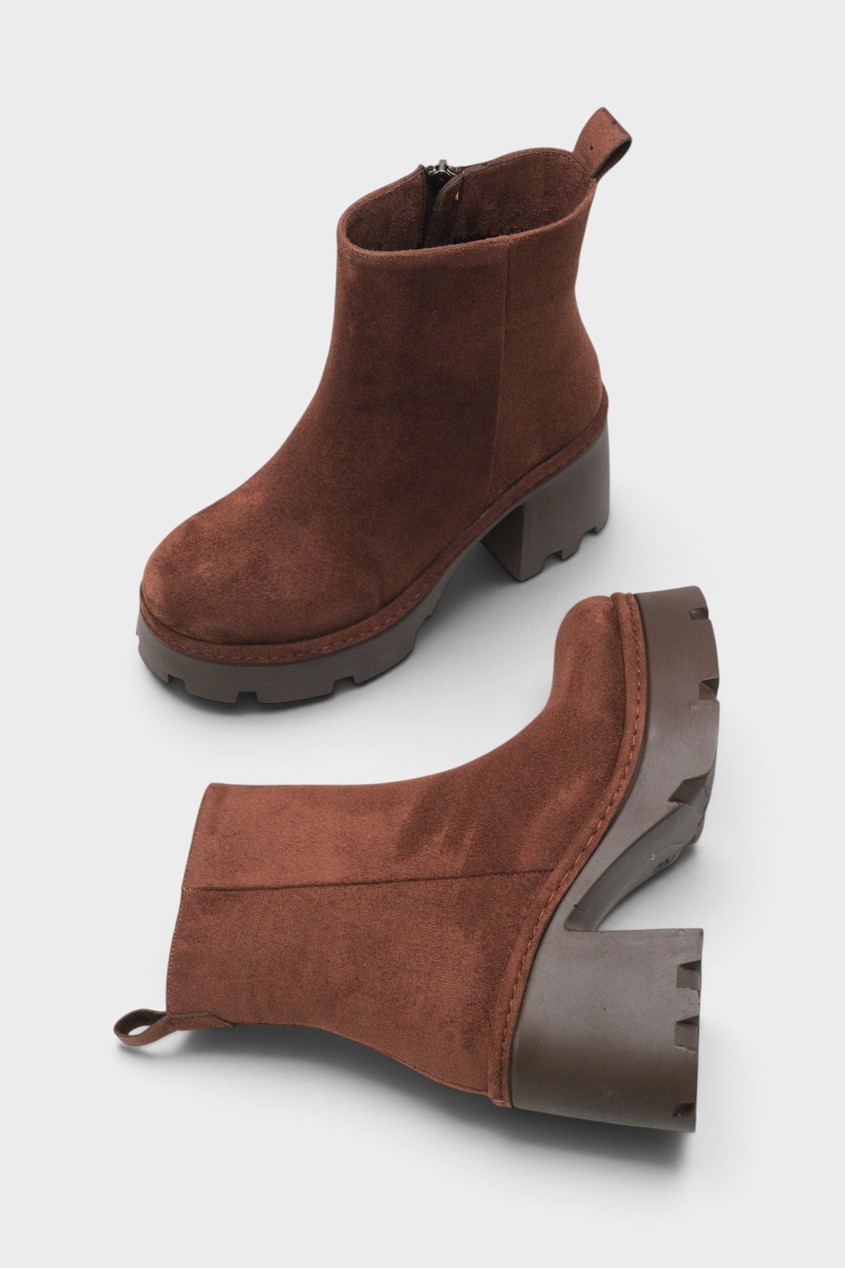 Capone Dalenna Women Sued Brown Ankle Boot