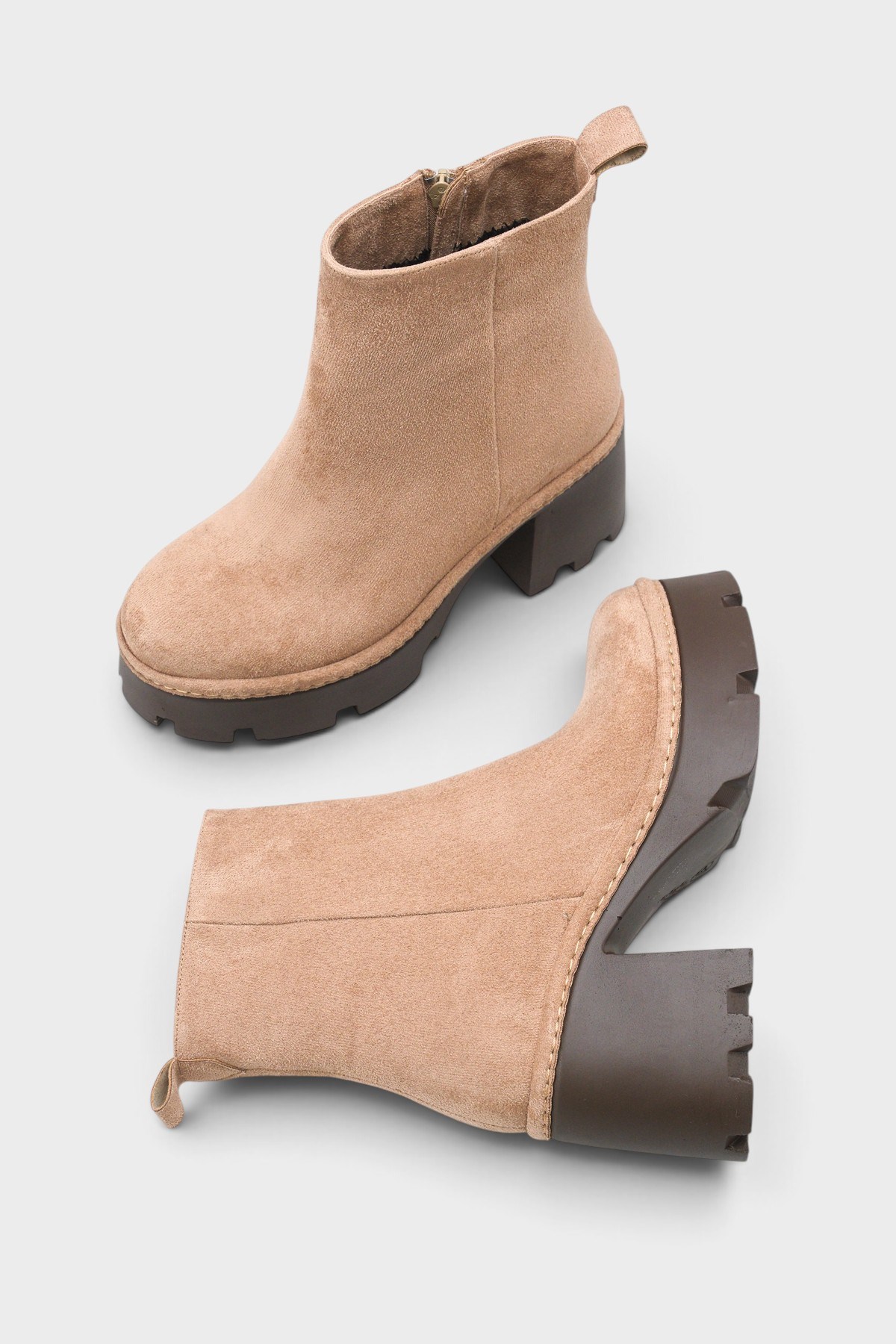 Capone Dalenna Women Sued Mink Ankle Boot