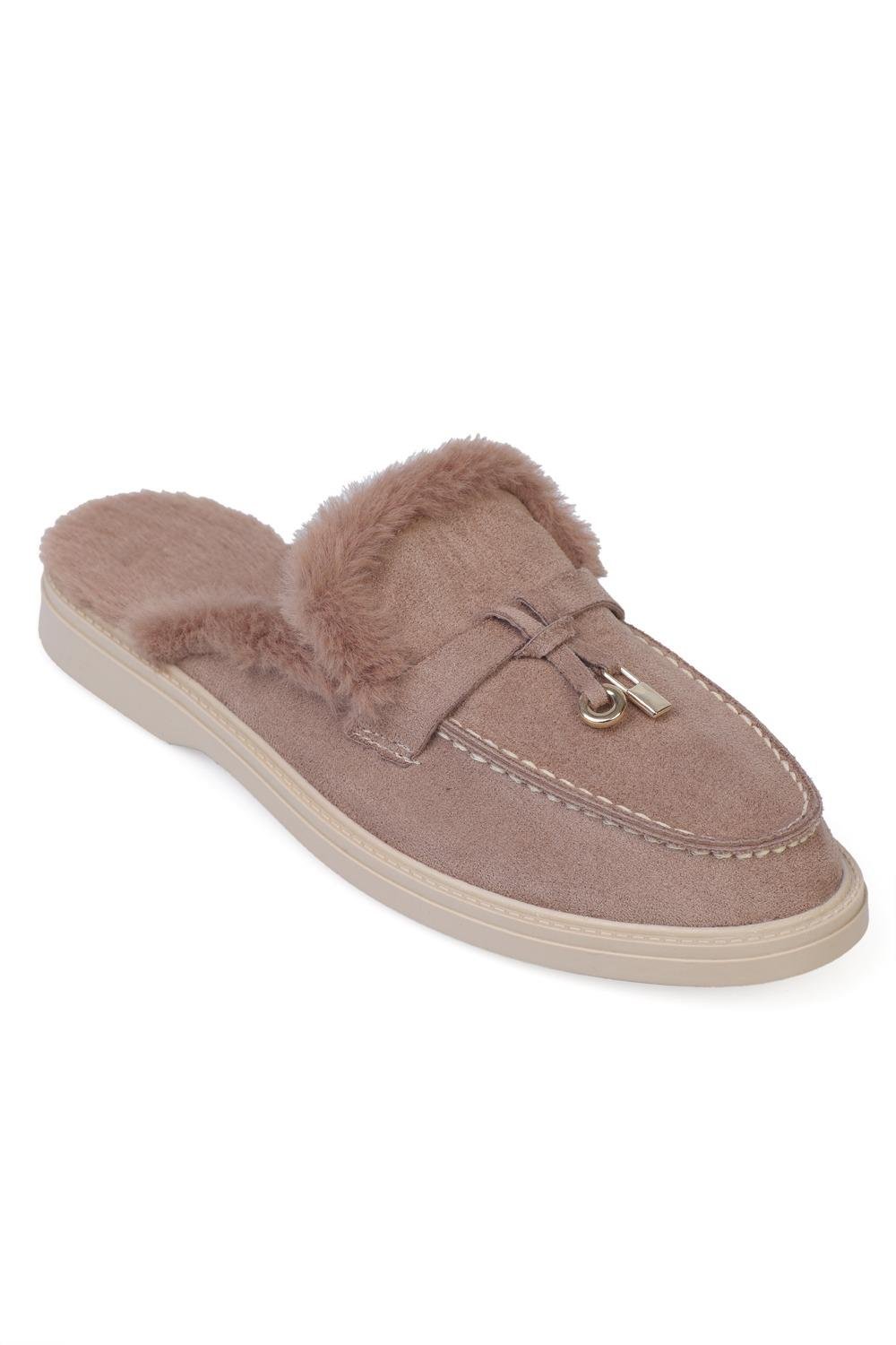 Capone Debby Women Sued Mink Sandals