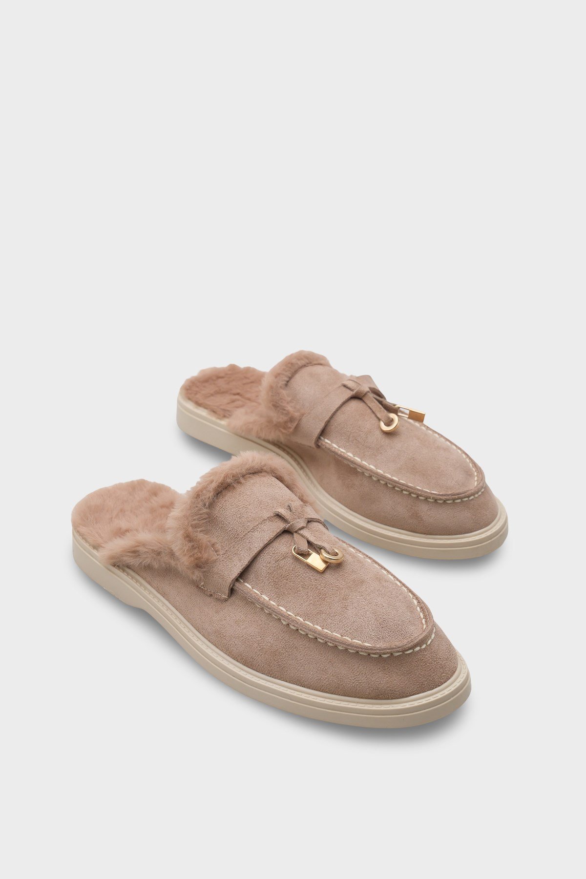 Capone Debby Women Sued Mink Sandals