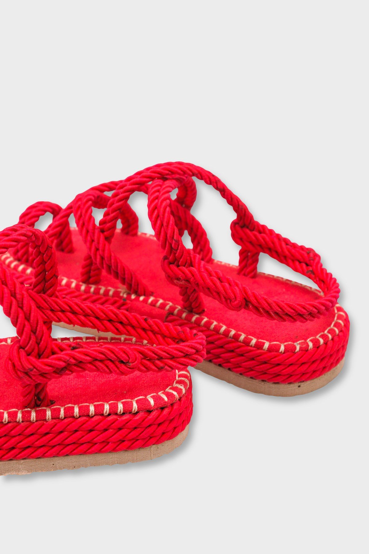 Capone Eden Wedge Heel Rope Woman Sandals
