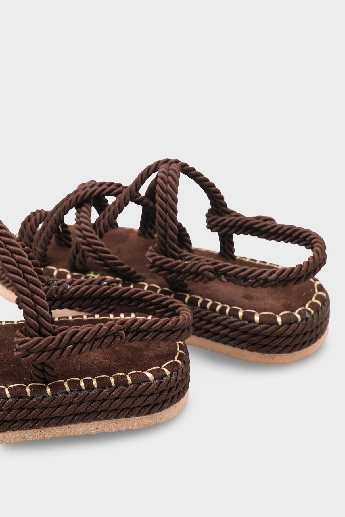 Capone Eden Wedge Heel Rope Woman Sandals