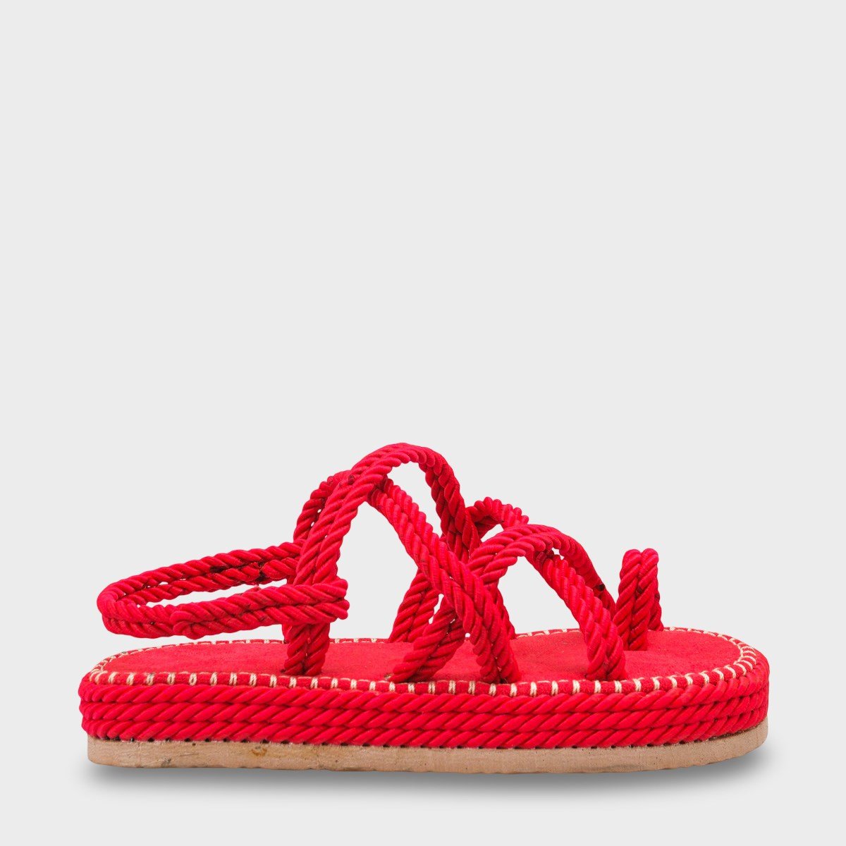 Capone Eden Wedge Heel Rope Woman Sandals