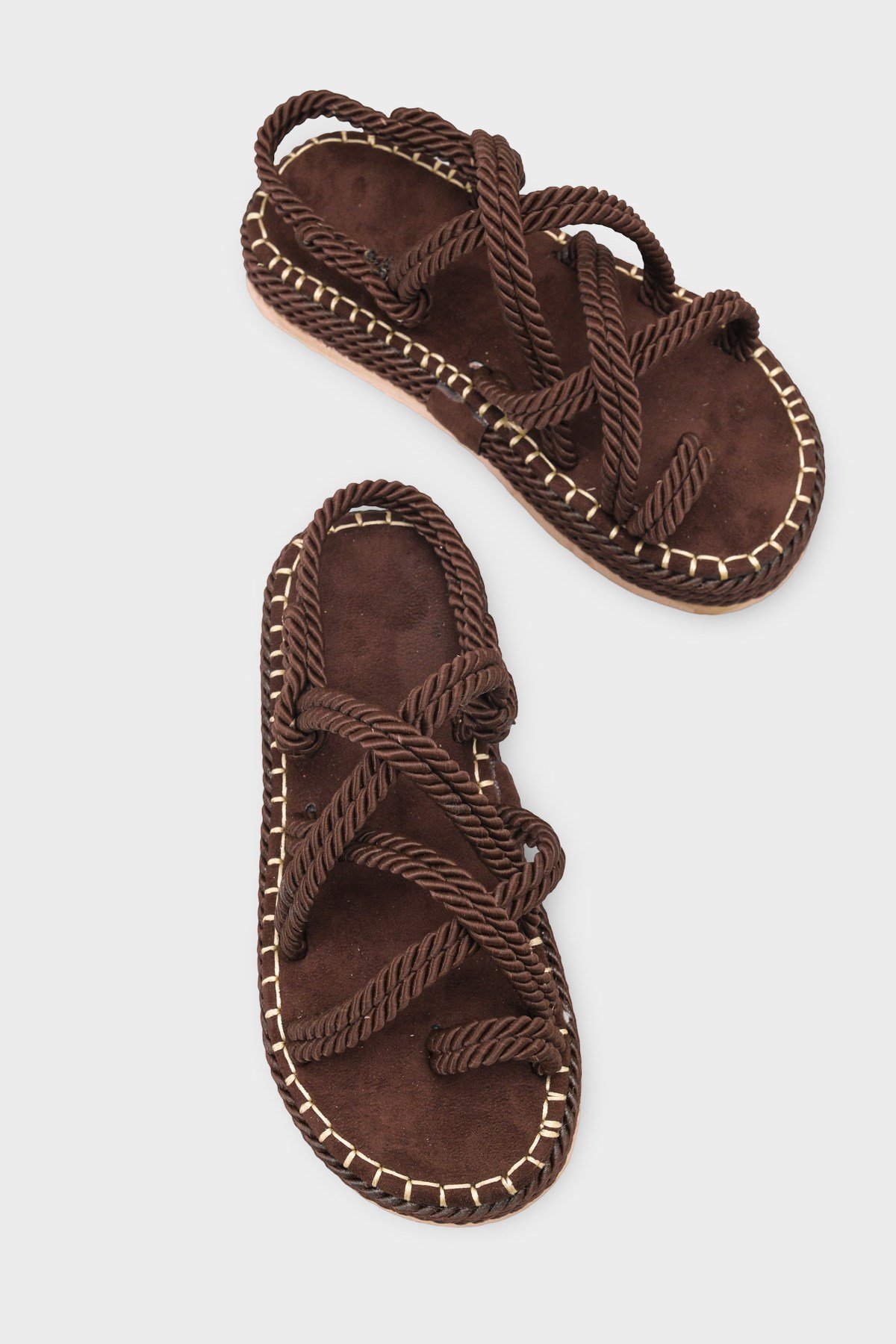Capone Eden Wedge Heel Rope Woman Sandals