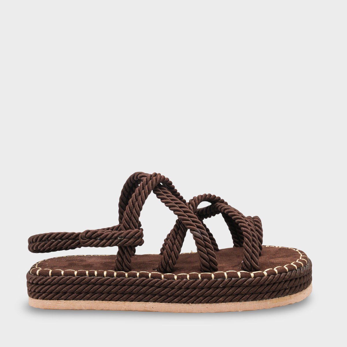 Capone Eden Wedge Heel Rope Woman Sandals