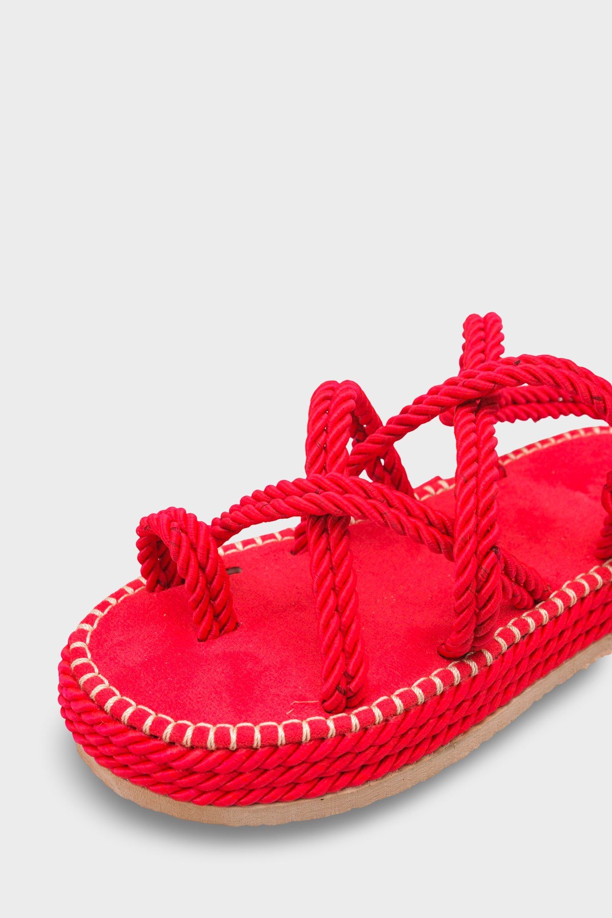 Capone Eden Wedge Heel Rope Woman Sandals